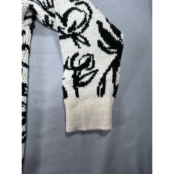 Anthropologie Floral‎ Pop Embroidered Sweater women's medium - Picture 4 of 8